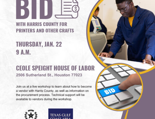 How to bid with Harris County for printers and other crafts, Jan. 22