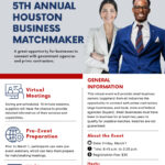 5th Annual Houston Business Matchmaker, March 1 18