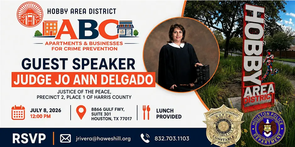 Hobby District: ABC Apartment & Businesses for Crime Prevention Meeting 13