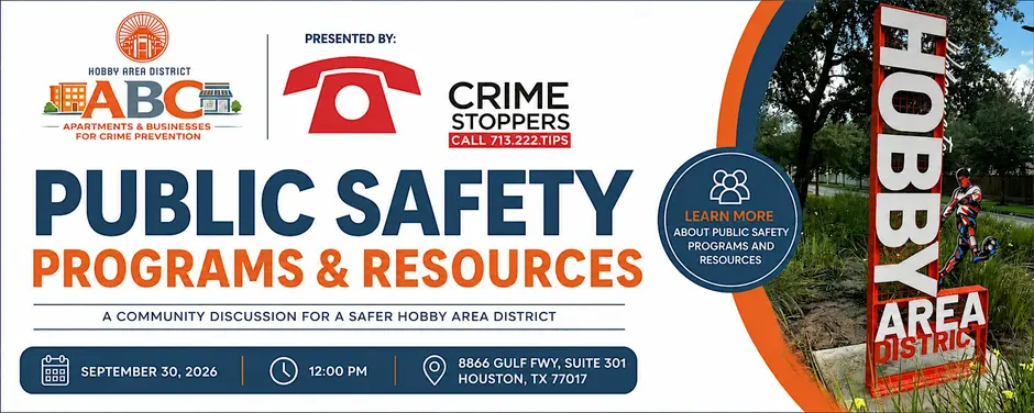 Hobby District: ABC Apartment & Businesses for Crime Prevention Meeting 8